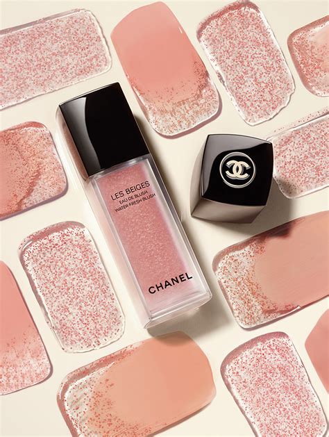 chanel les beiges water-fresh blush intense coral|chanel water fresh blush.